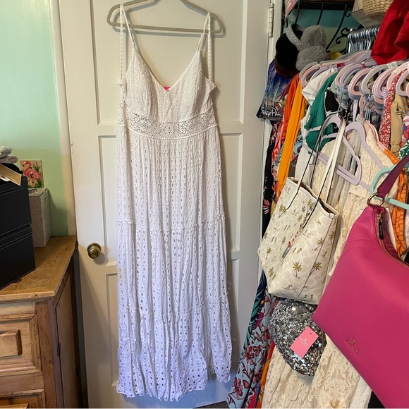 Lilly Pulitzer Dresses & Skirts - Lilly Pulitzer “Melody” eyelet maxi dress